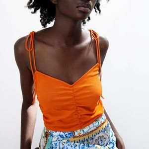 Zara Tie Shoulder Bodysuit